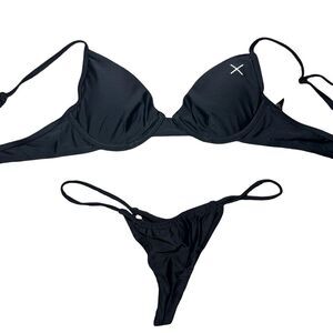 Boutinela Women's Black Bikinis-and-tankini-sets